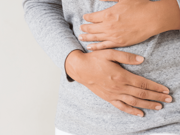 Close-up of a healthy digestive system concept with natural remedies and wellness practices for gut health.