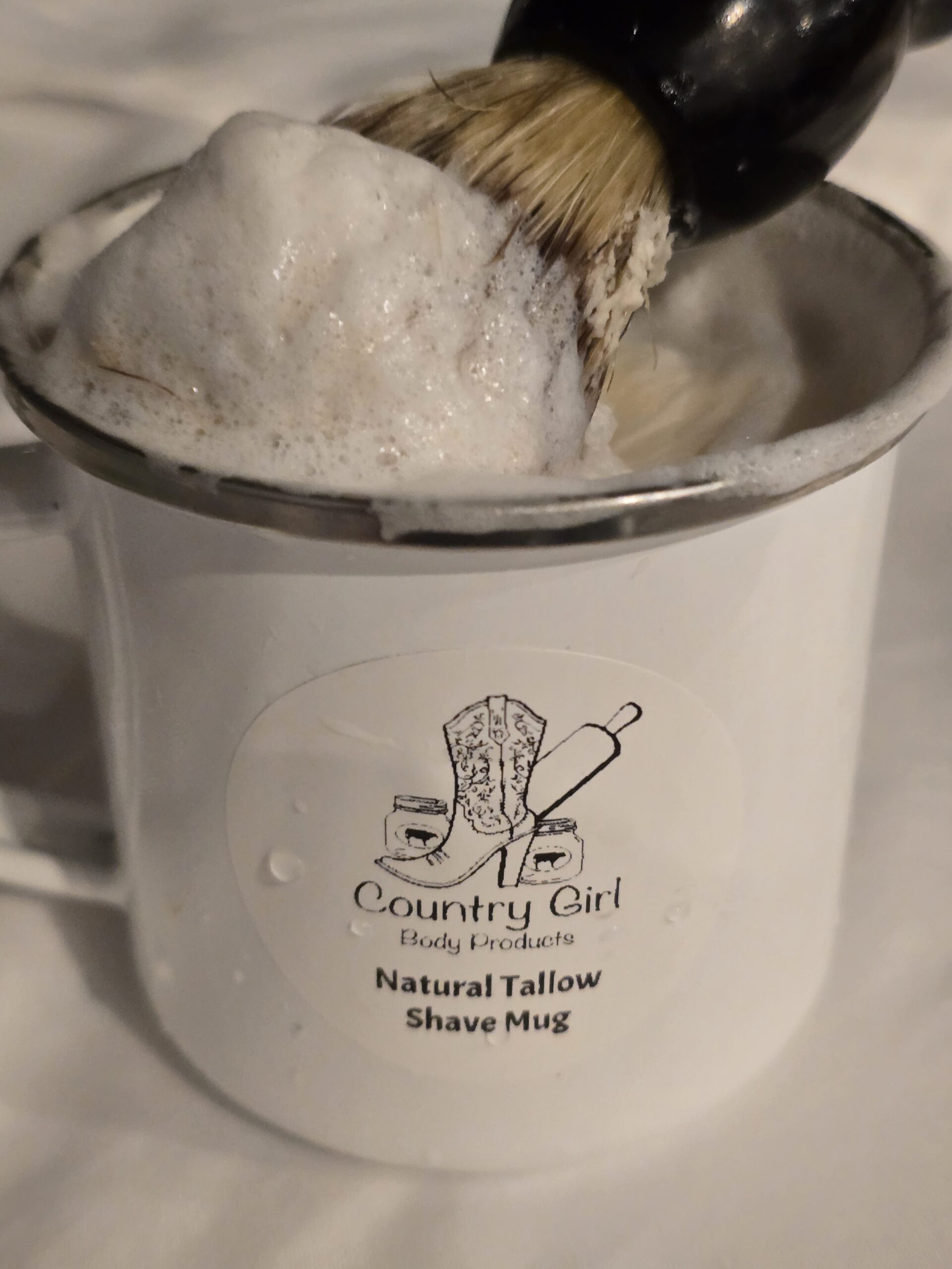 Natural Tallow Shave Mug